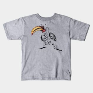 Yellow-billed Hornbill | African Wildlife Kids T-Shirt